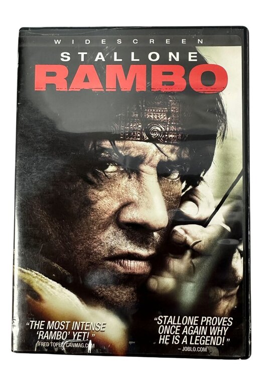 Rambo DVD Stallone 2008 Action Lionsgate Widescreen R Sylvester Stallone - Picture 1 of 6